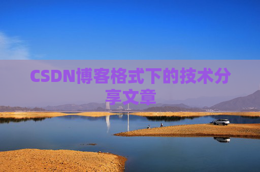 CSDN博客格式下的技术分享文章